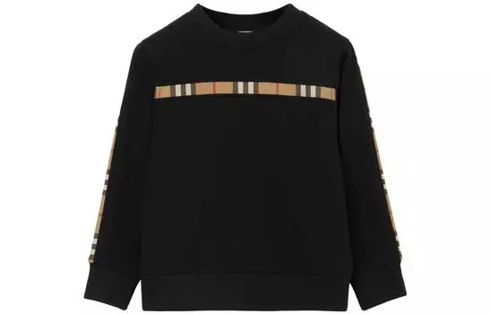 Детская толстовка Burberry, цвет Black