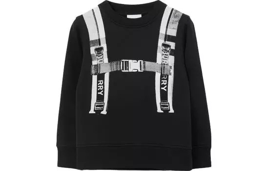 Детская толстовка Burberry, цвет Black