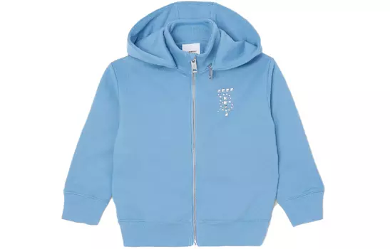 Детская толстовка Burberry, цвет Blue
