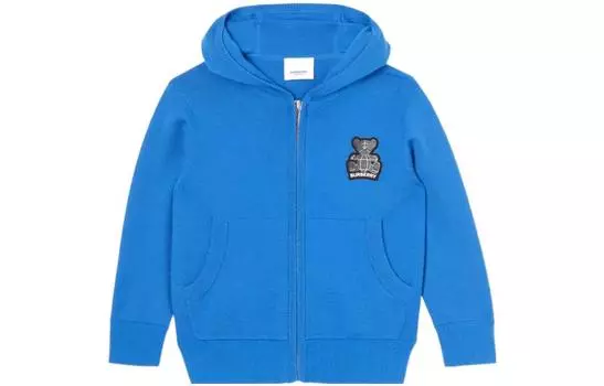 Детская толстовка Burberry, цвет Blue