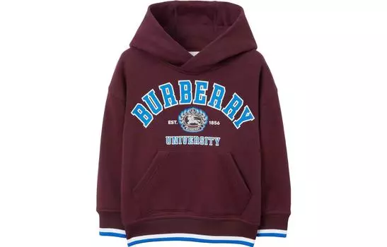 Детская толстовка Burberry, цвет Burgundy