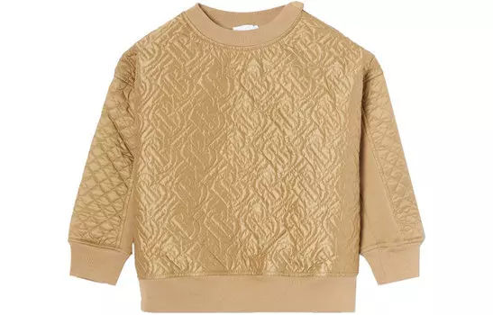 Детская толстовка Burberry, цвет Camel