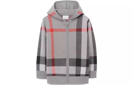 Детская толстовка Burberry, цвет Charcoal Gray