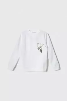 Детская толстовка Calvin Klein Jeans, белый