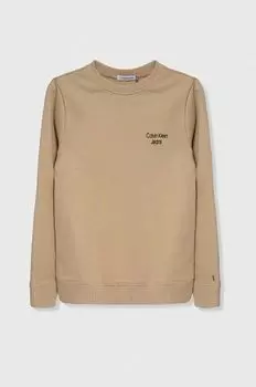 Детская толстовка Calvin Klein Jeans, бежевый