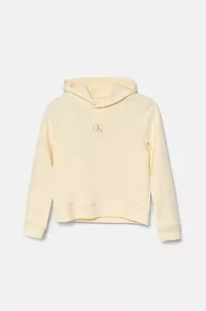 Детская толстовка Calvin Klein Jeans, бежевый