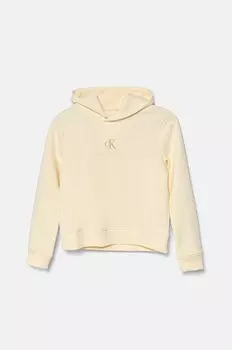 Детская толстовка Calvin Klein Jeans, бежевый