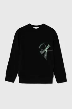 Детская толстовка Calvin Klein Jeans, черный