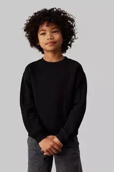 Детская толстовка Calvin Klein Jeans, черный