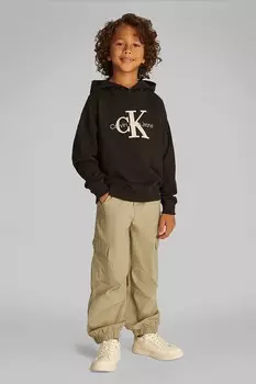 Детская толстовка Calvin Klein Jeans, черный