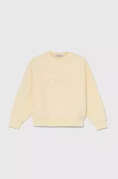 Детская толстовка Calvin Klein Jeans, желтый