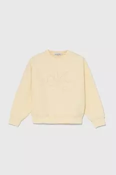 Детская толстовка Calvin Klein Jeans, желтый