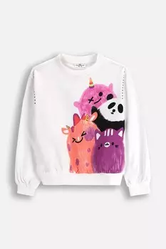 Детская толстовка Coccodrillo, белый