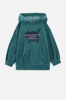 Детская толстовка Coccodrillo, зеленый