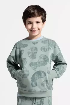 Детская толстовка Coccodrillo, зеленый