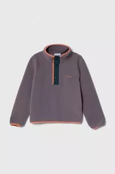 Детская толстовка Columbia U Helvetia Half Snap Fle, фиолетовый