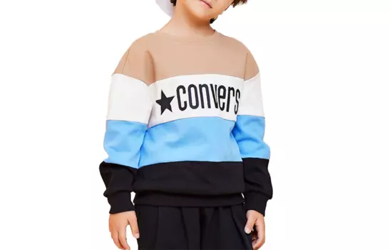Детская толстовка Converse, цвет Black