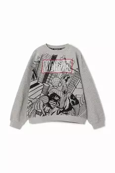 Детская толстовка Desigual SPIDERMAN, серый