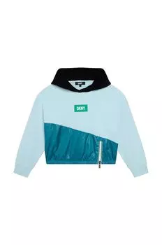 Детская толстовка Dkny, бирюзовый