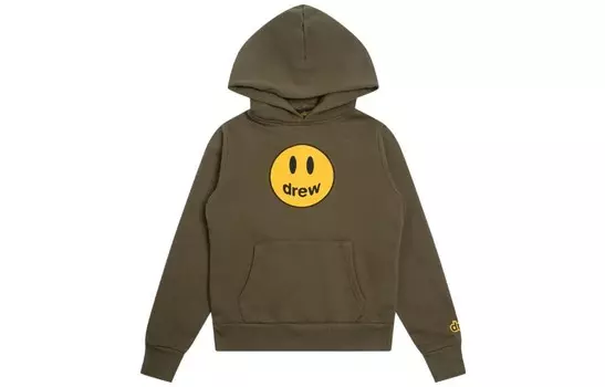 Детская толстовка Drew House, оливково-зеленый