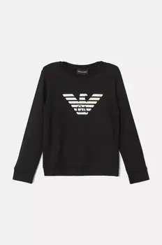 Детская толстовка Emporio Armani, черный