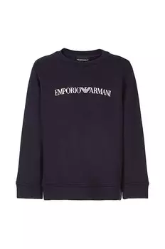 Детская толстовка Emporio Armani, темно-синий