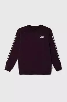 Детская толстовка EXPOSITION CHECK CREW Vans, фиолетовый