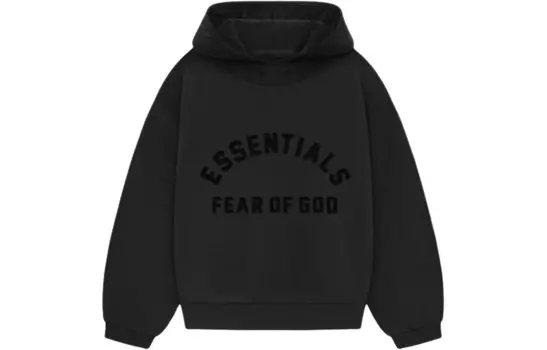 Детская толстовка Fear Of God Essentials, черный