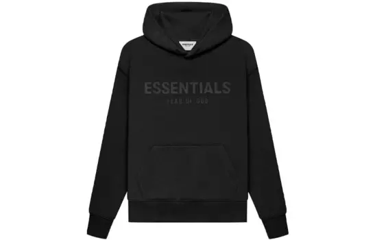Детская толстовка Fear Of God Essentials, черный