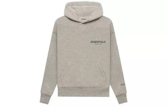 Детская толстовка Fear Of God Essentials, цвет Dark Oatmeal