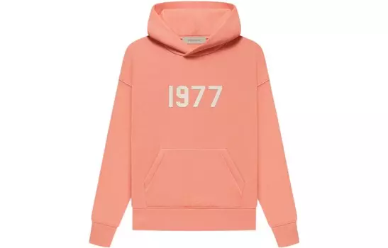 Детская толстовка Fear Of God Essentials, кораллово-красный