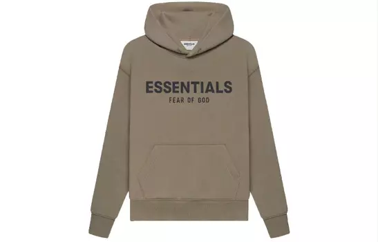 Детская толстовка Fear Of God Essentials, серо-коричневый