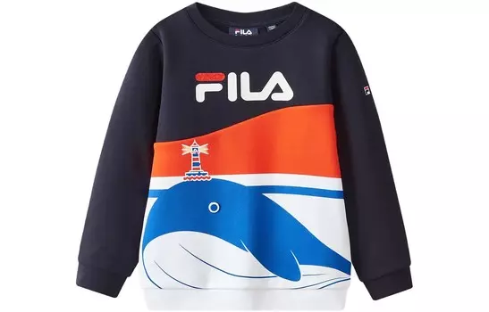 Детская толстовка ФИЛА FILA, цвет Allover Print