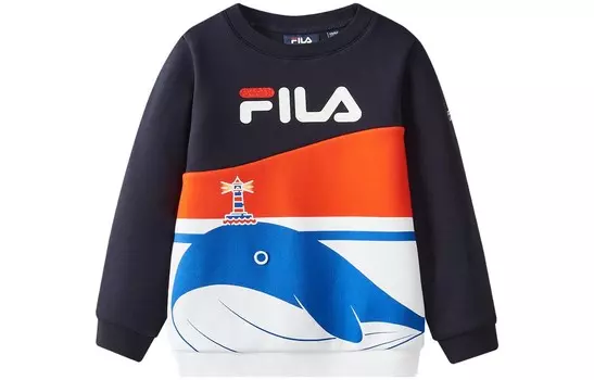 Детская толстовка ФИЛА FILA, цвет Allover Print