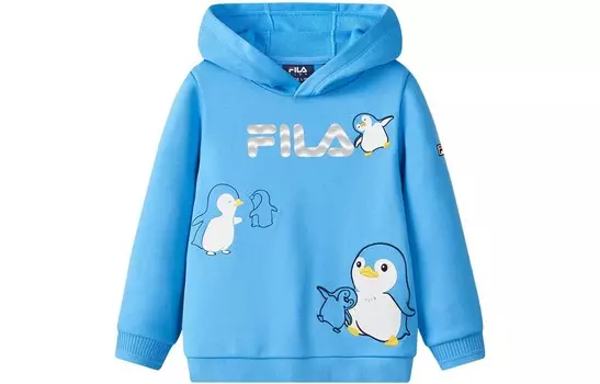 Детская толстовка ФИЛА FILA, цвет Carolina Blue