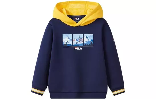 Детская толстовка ФИЛА FILA, цвет Classic Blue