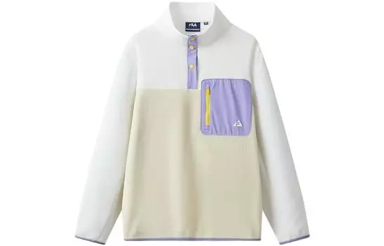 Детская толстовка ФИЛА FILA, цвет Cloud White/Bliss Pink/Green
