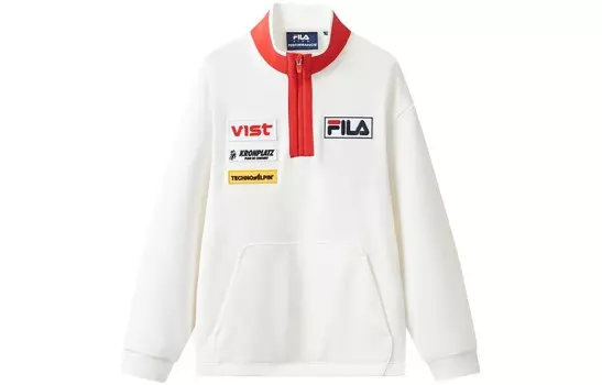 Детская толстовка ФИЛА FILA, цвет Cloud White/Bliss Pink/Green