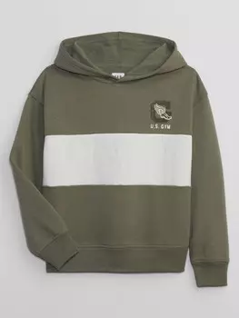 Детская толстовка Gap, зеленый