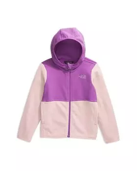 Детская толстовка Glacier Full Zip с капюшоном унисекс — Little Kid, Big Kid The North Face, розовый