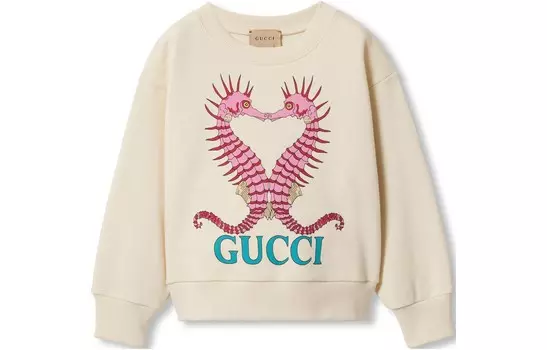Детская толстовка Gucci, белый