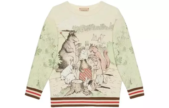 Детская толстовка Gucci, бежевый