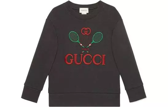 Толстовка детская Gucci, черный / серый