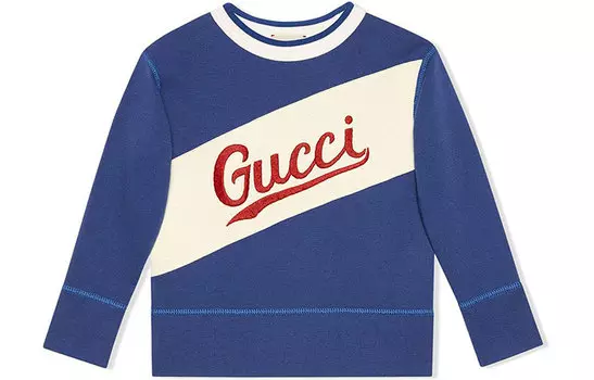 Детская толстовка Gucci, синий