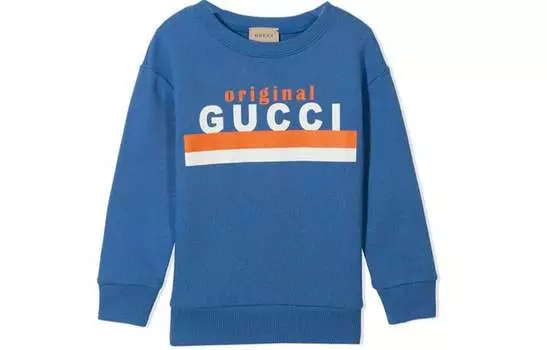 Детская толстовка Gucci, синий