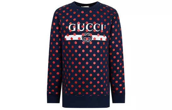 Детский свитер Gucci, синий/красный