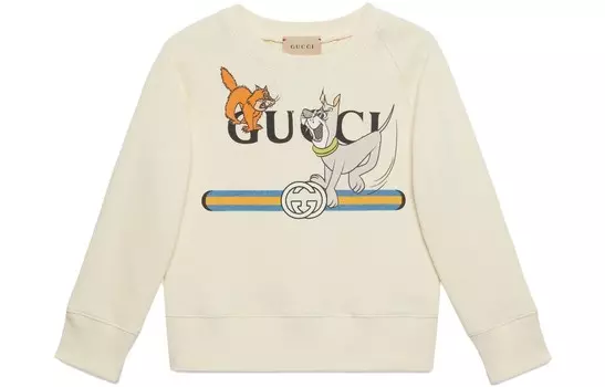 Детская толстовка Gucci, кремовый