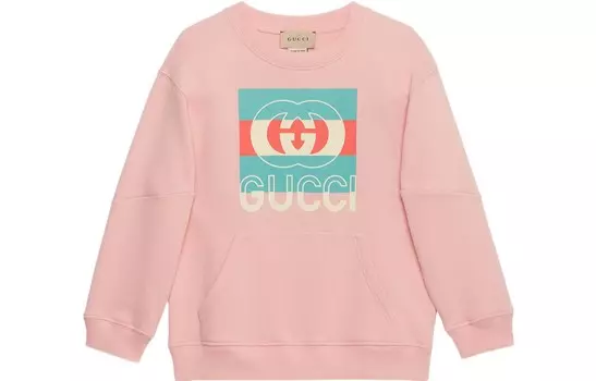 Детская толстовка Gucci, розовый