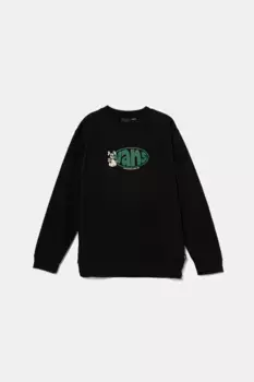 Детская толстовка Hopper Loose Crew Vans, черный