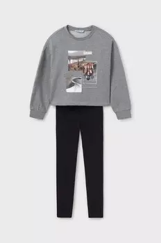 Детская толстовка и леггинсы Mayoral, черный